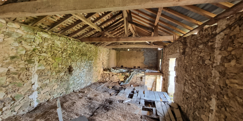 Structure de poutres avant travaux